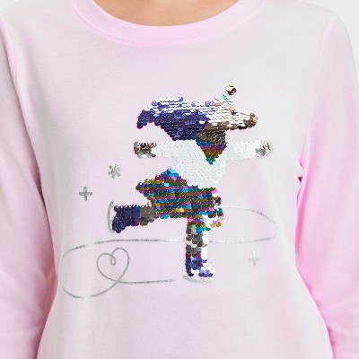 Cat & Jack - Brandclub - Girls' Long Sleeve Flip Sequin