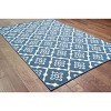 Oriental Weavers Meridian 5703B Navy/ Ivory Indoor/Outdoor Area Rug - 2'3" x 7'6" - 4 of 4