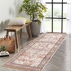 Machine Washable Area Rug Non Slip Non Shedding Rug Boho Printed Low Pile Rugs Vintage Foldable Stain Resistant Indoor Carpet for Bedroom Living Room - 3 of 4