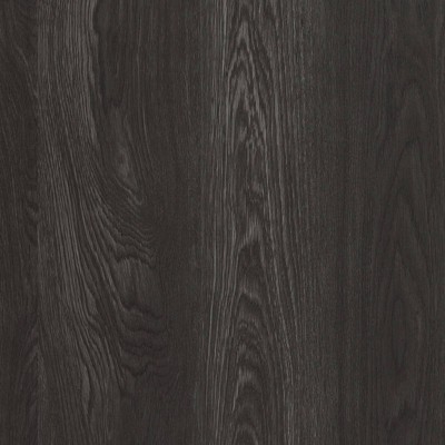 Urban Modern Gray Oak 2-Drawer Nightstand with Matte Black Handles