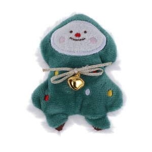 Unique Bargains Christmas Brooches Plush Red Green 2.36"x1.38" 1 Pc - 1 of 4