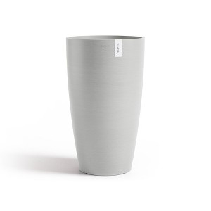 Ecopots Stockholm High Durable Modern Round Indoor/Outdoor Recycled-Based Composite Flower Pot Planter - 1 of 4