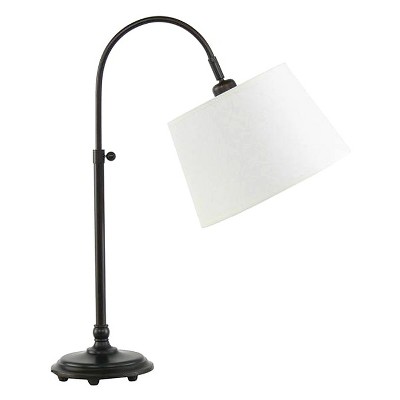 28" AdjusDesk Metal Desk Lamp Oil Rubbed Bronze - Fangio Lighting