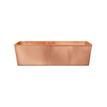 35" Wide Rectangular Planter Box Copper - Large ACHLA Designs