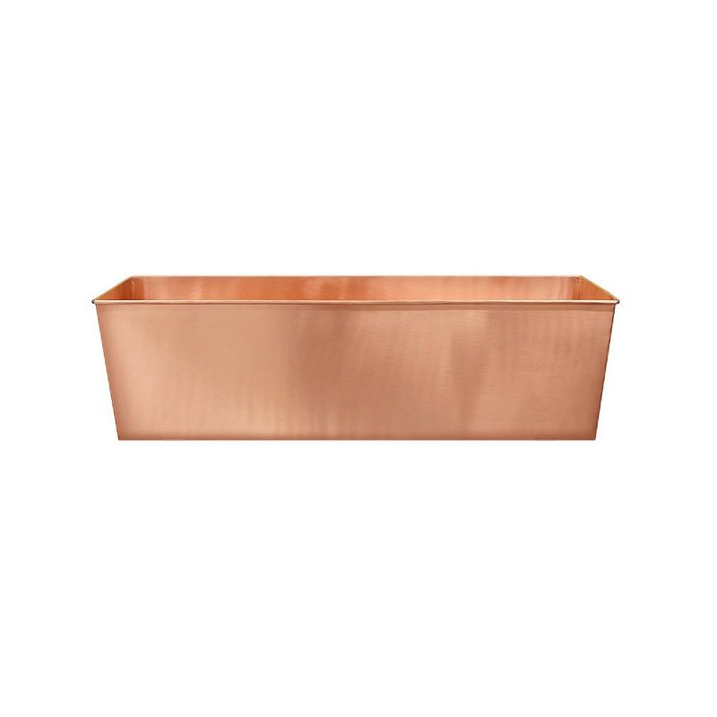 35&#34; Wide Rectangular Planter Box Copper - Large ACHLA Designs, 1 of 2