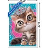Trends International Animal Club - Kitten in a Tiara Framed Wall Poster Prints - 3 of 4