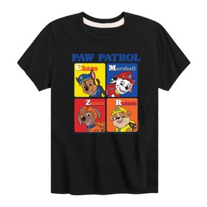 Boys' - Paw Patrol - Chase, Marshall, Zuma, Rubble Short Sleeve Graphic T-Shirt - 1 of 4