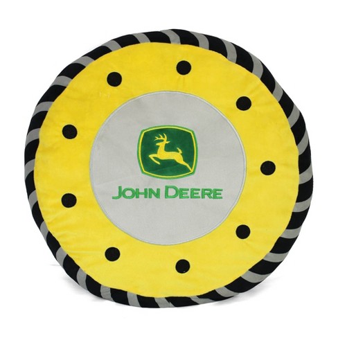 John Deere Round Tire Plush Pillow 97069 - image 1 of 4