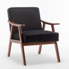 NicBex Accent Chair,Mid Century Arm Chair with Wood Frame for Bedroom,Reading Room - 2 of 4