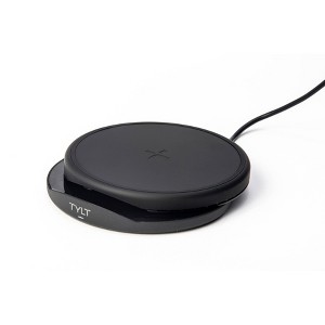 TYLT 10W Qi Wireless Charging Stand/Pad - Black - 1 of 4