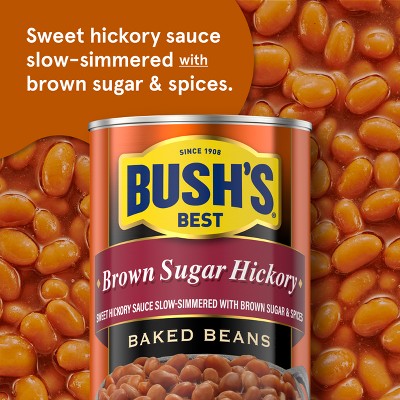 Bush's Best Brown Sugar Hickory Vegetarian Baked Beans - 28oz Can