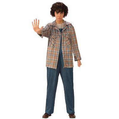 Rubie's Women's Stranger Things Eleven Plaid Halloween Costume Top : Target