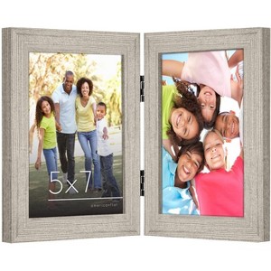Americanflat Hinged Picture Frame with shatter-resistant glass - Available in a variety of sizes and styles - 1 of 4