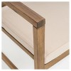 Emilano Set of 2 Acacia Wood Club Chair - Natural Stained - Christopher Knight Home: Weather-Resistant Patio Accent Chairs with Polyester Cushions - 4 of 4