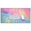 Emanuela Carratoni Boho Rainbow Tie Dye Desk Mat -Deny Designs - 2 of 4