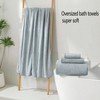 Grey Bath Towel Sets Bath Towel 29.53x59.06 Inches Hand Towels 13.78x29.53 Inches Washcloth Towels 13x13 Inches - 3 of 4