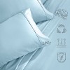 Set of 2 Pillowcases - 400 Thread Count, 100% Cotton Sateen, Soft, Cooling and Breathable by California Design Den - 3 of 4