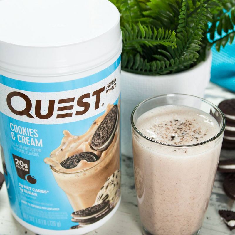 Quest Nutrition Protein Powder - Cookies &#38; Cream - 25.6oz, 5 of 8