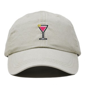 Dalix Cosmo Embroidered Cap Cotton Cosmopolitan Baseball Cute Cool Dad Hat Womens - 1 of 4