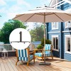 Outsunny Square Patio Umbrella Base, 29 lbs Metal Umbrella Stand Base with Adjustable Pads, Patio Umbrella Holder for 1.5"/1.9" Poles - 3 of 4