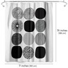 Abstract Shower Curtain - Pattern Circles Lisa Nohren - 2 of 4