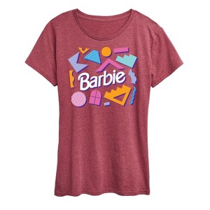 Women's - Barbie - Retro Shapes Short Sleeve Graphic T-Shirt - 1 of 4