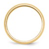 Black Bow Jewelry 2mm to 6mm 14K Yellow Gold Half Round Standard Fit Band - 2 of 4
