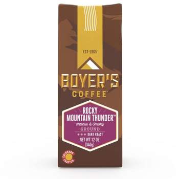 Boyer's Coffee Rocky Mountain Thunder Dark Roast Ground Coffee - 12oz