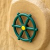 Green and Yellow Outdoor Playground Captain Pirate Ship Wheel, Plastic Playground Swing Set Accessories Steering Wheel - 2 of 4
