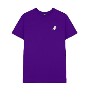 Dalix Ghost Embroidered Soft Cotton Short Sleeve T Shirt Mens - 1 of 4