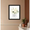 HomeRoots Bathroom Flower Ja Black Framed Print Bathroom Wall Art - 2 of 3