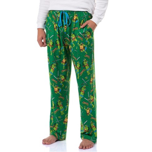 Teenage Mutant Ninja Turtles Men's Tossed Print Sleep Pajama Pants For Adults - image 1 of 4