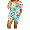 Women's Hawaii's Finest Floral Top - Cotton Bleu - 4 of 4