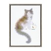 Kate & Laurel All Things Decor 18"x24" Sylvie Don't You Dare Framed Canvas by Faryn Hughes Gray - 2 of 4