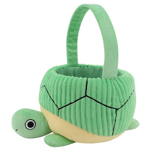 8 Plush Easter Basket Turtle - Spritz™