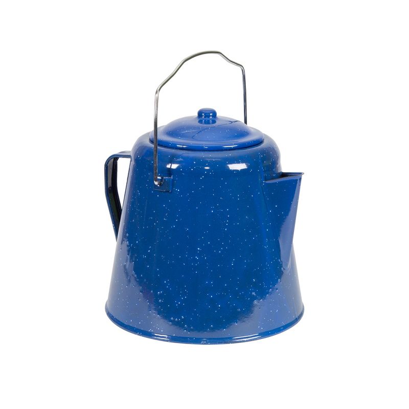 Stansport Enamel Coffee Pot 20 Cup Blue, 1 of 9