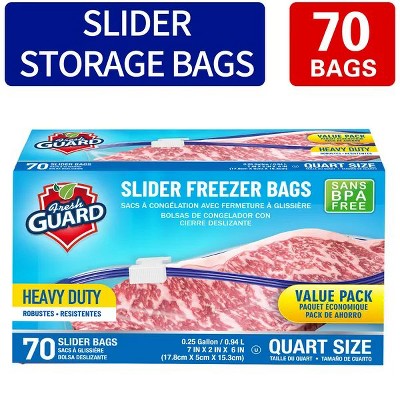 Slider Storage Bags, Zippered Fresh-keeping Bag, Heavy Duty Food Sorting Storage Bag, Food Preservation Sealed Bag