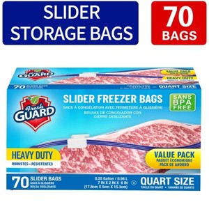 Slider Storage Bags, Zippered Fresh-keeping Bag, Heavy Duty Food Sorting Storage Bag, Food Preservation Sealed Bag - 1 of 4