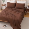 Hachikiko King Size 4-Piece Bed Sheet Set - Cloud-Like Skin-Friendly Cotton Blend Bedding, Soft Breathable All-Season Sheets & Pillowcases - 3 of 4