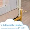 Infans 70" Bed Rail for Toddlers Infants Foldable Safety Bed Guardrail with Double Lock - image 4 of 4