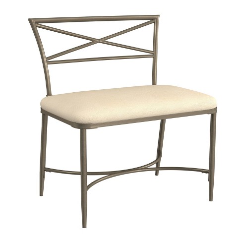 Cream discount vanity stool