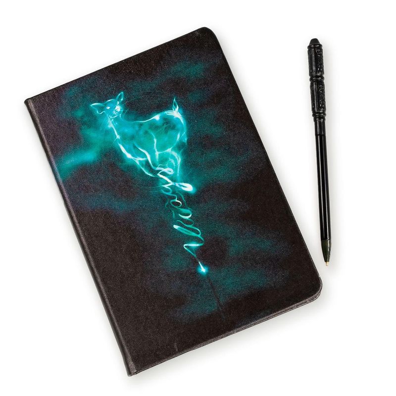 Seven20 Harry Potter Severus Snape Patronus Notebook & Wand Pen Set | 192 Blank Pages, 1 of 8