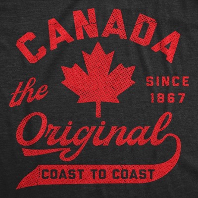 Мужские футболки Crazy Dog T-Shirts, Inc. Mens Funny T Shirts Canada The Original Coast to Coast Sarcastic Canadian Graphic Novelty Tee for Men - Crazy Dog Men's T Shirt For Canadians L — фото 2