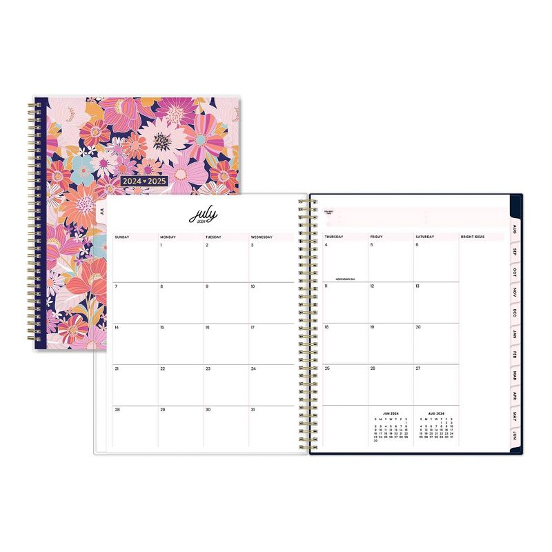 Color Me Courtney for Blue Sky 2024-25 Weekly/Monthly Planner 11&#34;x8.5&#34; Bloom Navy, 5 of 14