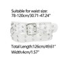 INSPIRE CHIC Women's Clear Grommet Transparent Pin Buckle Waist Belts - 3 of 4