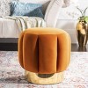 Maxine Channel Tufted Otttoman - SFV4707 - Safavieh Couture - 2 of 4