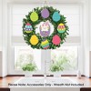 Big Dot of Happiness Hippity Hoppity - DIY Easter Bunny Party Front Door Decorations - Wreath Accessories - 9 Pieces - image 3 of 4