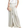 Women's Elastic Smocked Waist Band Pants - Vine & Love - 3 of 3
