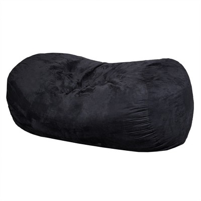 OUTSUPPLY Cylindrical Bean Bag Chair, Removable Washable Cover, High-Density Foam Filled, Modern Home Decor