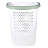 Home Logic Rolling Laundry Hamper White: Clothes Hamper with Wheels, Plastic, 18.63 Volume, Open-Top, 1 Handle - 2 of 4